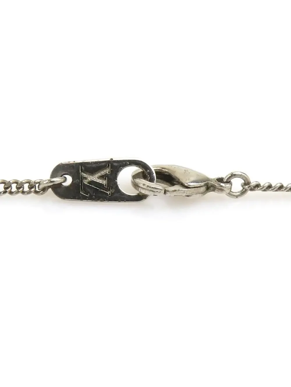 Auth Louis Vuitton Necklace Silver #302779L25B